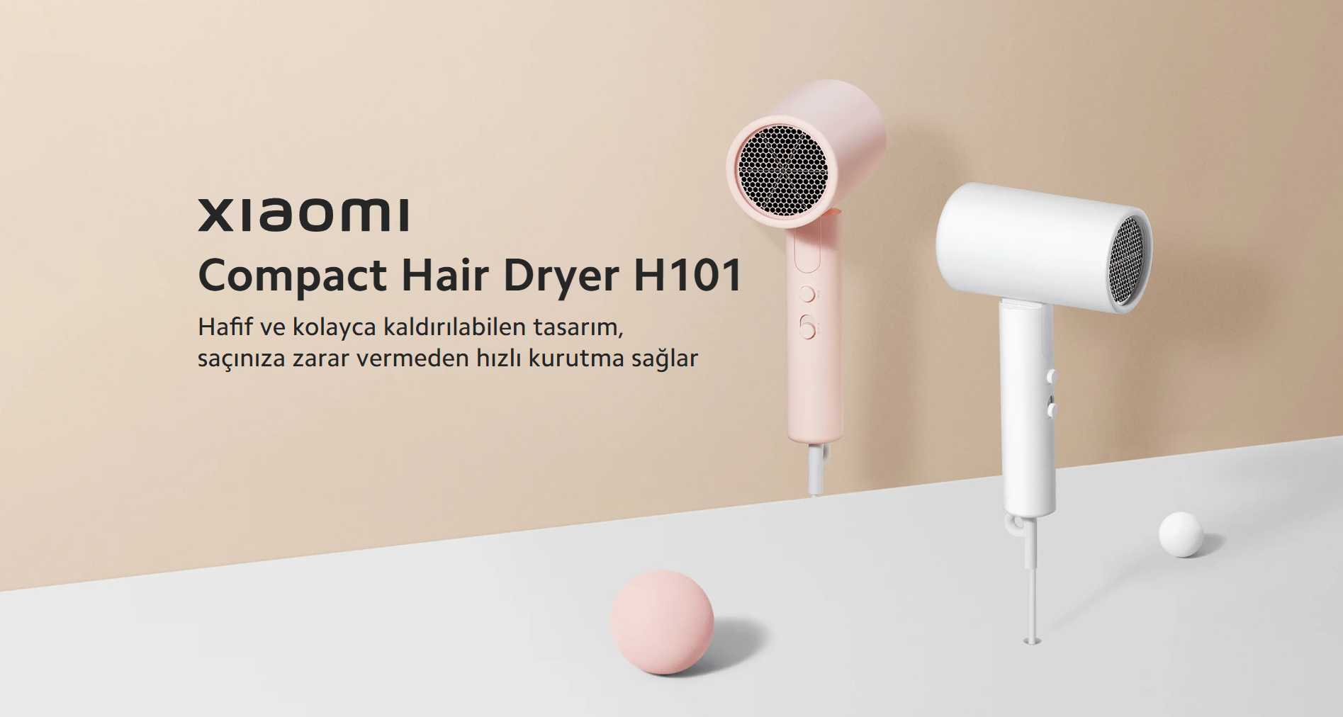 Xiaomi H101 Saç Kurutma Makinesi  Hızlı ve Katlanabilir Tasarım (6)